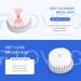 FLOVES Facial Cleansing Brush - Dual Direction Spinning Face Brush for Exfoliating, Waterproof, Rechargeable - 2 Replacement Heads, 2 Speeds - KC-5200 Gray - Buy Online on GoSupps.com