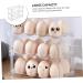 1pc Box Transparent Egg Lattice Eggs Stackable Egg Frame Egg Storage Holder Refrigerator re-usable - Buy Online on GoSupps.com