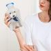 White Puppy Hot Water Bottle with Plush Cover - Cute Bed Warmer for Adults & Kids | 26.5x15.3cm - Buy Online on GoSupps.com