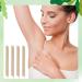 Prousky 100 Wax Chopsticks & Strips - Wooden Hair Removal Spatulas for Eyebrows Face & Legs (105mm) | International Shipping - Buy Online on GoSupps.com