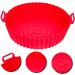 KICHOUSE Air Fryer Pan Silicone Baking Pans Fryer Basket with Handle Convenient Silicone Pot Potholder Fried - Buy Online on GoSupps.com