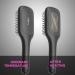 Askera Negative Ion Ceramic Hair Straightening Brush - 14 Temp Settings, Anti-Scald & Temperature Lock, Auto-Off Function - Hot Comb (Black Gold) - Buy Online on GoSupps.com