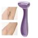 Weing women's razor for sensitive skin razor for women - bikini razor body razor for sensitive skin hair removal body care device body hair cutter body care purple