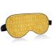 Sleep Mask Light Blocking Sweet Corn Eye Mask for Sleeping with Adjustable Strap Yellow Soft Lightweight Eye Cover Blindfold for Men Women Work Travel Naps