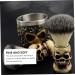 Frcolor Skull Beard Brush Set - Wooden & Metal Shaving Brush for Travel & Face Cleaning | Premium Shaving Tools - Buy Online on GoSupps.com