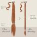 Fine Braid Extensions - 75 cm Copper Red Ponytail with Hair Tie | Premium Braid Art for Women - Buy Online on GoSupps.com