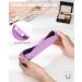 Corneria Large Magnetic Makeup Brush Holder | Portable Organizer & Storage Box | Slim Travel Makeup Bag in Purple - Buy Online on GoSupps.com