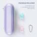 Toothbrush Travel Case with 2 Toothbrush Head Cover Caps for Oral-B/Oral-B Pro/Philips Sonicare Electric Toothbrush Keeps Toothbrush Fresh and Clean Portable Waterproof Travel Organizer Set Purple Case and 2 Caps - Buy Online on GoSupps.com