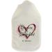Personalizable Heart Red Hot Water Bottle - Cozy Cover for Kids & Adults (800ml) - Ideal Gift - Buy Online on GoSupps.com
