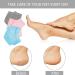3 Pairs Moisturizing Heel Socks Gel Open Toe Socks Lotion Gel Socks Cracked Heel Socks Heel Sock Sleeves Ventilate Foot Protector for Man Woman Day Night Care Skin Relieve Pain - Buy Online on GoSupps.com