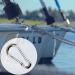 Pubiao 4-Piece Stainless Steel Carabiner Feather Hooks (M6) - Durable Chain Hooks for Travel Camping Hiking Fishing & Dog Walking - Buy Online on GoSupps.com