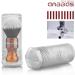 Vegan Shaving Brush with Travel Case | Anbbas 24mm Nylon Resin Handle - Amber - Eco-Friendly Shaving Accessories - Buy Online on GoSupps.com
