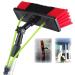 Window Cleaning Pole 3-12M Photovoltaic Panel Cleaning Tool Multi-Purpose Water Spray Brush Extendable Cleaner for Trucks Windows Washing 8M Rod 30Cm Brush Head