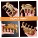 Orfofe Green Sandalwood Massage Comb - Wide Tooth Wooden Scalp Brush for Hair Care | Portable & Comfortable - Buy Online on GoSupps.com