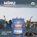MiNU Organic Thompson Raisins 16 oz - Unsweetened, No Sulphur, Paleo & Vegan Superfood - Non-GMO & Gluten Free - Buy Online on GoSupps.com