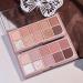 Erinde 10 Color Eyeshadow Palette - Matte Shimmer Glitter Eye Shadow | High Pigmented, Ultra-Blendable | Neutral Nude Shades with Professional Brush - Maple Leaf Brown 07 - Buy Online on GoSupps.com