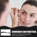 FRCOLOR 2pcs Eyelash & Eyebrow Brush Set - Portable Lash Comb & Makeup Tool for Perfect Eyelash Separation | Women s Beauty Supplies - Buy Online on GoSupps.com