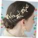 Housoutil Wedding Hair Accessories for Women Comb for Bridal Pearl Hair Comb Headwear for Women Gold Hair Tiaras for Women Hair Accessory for Girls Leaves European Style Bride - Buy Online on GoSupps.com