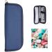 Portable Insulin Cooler Bag for Diabetic Patients - Navy Blue Travel Insulated Case - Buy Online on GoSupps.com