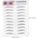 Didiseaon 2pcs 3d Eyebrow Stickers Temporary Eyebrows Artificial Eyebrow Woman Transfer Stickers Water Proof - Buy Online on GoSupps.com