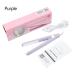 Mini Hair Straightener & Curling Iron - 2 in 1 Ceramic Flat Iron for All Hair Types - Tourmaline & Titanium Heating Plate (Purple - Buy Online on GoSupps.com
