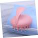 Tovinanna 3-in-1 Hair Washing & Scalp Massage Brush for Curly Hair - Electric Shampoo Brush for Hair Growth & Relaxation - Pink Rabbit Design - Buy Online on GoSupps.com