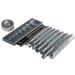 SKYZONAL DIY Leather Craft 11pcs Craft Tool Die Punch Snap kit Rivet Setter with Base for Punch Hole and Install Rivet Button