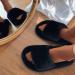 Fluffy Slippers Women Plush Shoes Fabric Rubber Sole Super Fluffy Fur Trim Plush Non-slip Wear-resistant Sole Fashion Plush Flip-Flops Holiday Beach Casual Wear for Indoor Outdoor Fashion Sandals (A 25CM) - Buy Online on GoSupps.com