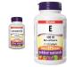 Webber Naturals Coenzyme Q10 (CoQ10) 100mg 60 Softgels + Webber Naturals Vitamin E 400 IU 120 Softgels Naturals Coenzyme Q10 + Softgel
