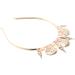 FRCOLOR Seashell Crown Headband Pearl Conch Hair Hoop Mermaid Crown Gold Tiara Seashell Hair Accessories for Women Girls Wedding Beach Party - Buy Online on GoSupps.com