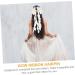 FRCOLOR 1pc Hairpin Hair Bow Headpieces Three- Layer Bow Hair Clip Korean Bridal Headpieces for Wedding Lace Ponytail Holder Bowknot Ribbon for Bows Bride Fabric Fashion Headband 48X19X1CM Beige - Buy Online on GoSupps.com