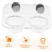 TOGEVAL 1 Set Magnetic Water Feeder Gecko Feeding Cups Reptile Feeding Cups Leaopard Tortoise Worm Acrylic - Buy Online on GoSupps.com