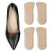 2 Pairs Pigskin High Heels Sandals Plantar Fasciitis Insoles Self Adhesive Heel Cups for Bone Spur/Achilles Pain 0.2" Thickness No Slip Heel Support Cushion Inserts for Women Large 8-12 Size Large / W 8-12 / M 7-11 0.2" Thickness