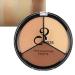 3-in-1 Make-Up Palette: Multicolored Face Highlight Concealer & Contour Powder | Durable Cosmetic Foundation - Buy Online on GoSupps.com