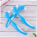 Ultechnovo 3-in-1 Hard Prosthesis Cleaning Brush Set - Dental Orthodontic Toothpick & Portable Toothbrush - Adjustable Detergent for Children - 1 Piece (Blue) - Best for International Shipping - Buy Online on GoSupps.com