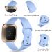GEAK 15 Pack Soft Replacement Bands for Fitbit Versa 3/Sense - Waterproof Sport Watch Straps for Women and Men - Buy Online on GoSupps.com