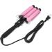 3 Barrel Curling Iron - Dual Voltage Ceramic Tourmaline Hair Waver & Crimper | International Shipping - Buy Online on GoSupps.com