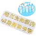 Abaodam 3 Boxes Rose Gold Decorations Manicure Tools Manicure Decoration Nail 3d - Buy Online on GoSupps.com