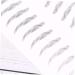 FOMIYES 2 Pairs Makeup Decals Eyebrow Artificial Eyebrow Patch Eyebrow Stickers 6d Disposable Makeup Tools - Buy Online on GoSupps.com