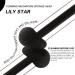 Lilystar 4 in 1 Portable Makeup Brush Set - Under Eye Concealer Liquid Foundation & Powder Blending Brushes for Travel - Buy Online on GoSupps.com