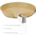 Frying Pan Kitchen Cookware Frying Pan Non-Stick Pot with Heat Resistant Wooden Handle Egg Ham Skillet Sauce Maker Kitchen Tools (Color : Frying Pan Sheet Size : 26x4.5cm) - Buy Online on GoSupps.com