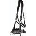 Heinick-Reitsport Professional Leather Cavesson - Black Stainless Steel Bit Strap Nosepiece for Thoroughbreds | International Shipping Available - Buy Online on GoSupps.com