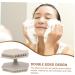 Didiseaon Face Brush Scrubber Face Scrub Face Washer Brush Silicone Face Cleansing Brush Facial Cleansing Brush Face Exfoliator Face Wash Brush Silica Gel Double Sided Makeup Brush 6.50X6.50X4.00CM Grey - Buy Online on GoSupps.com