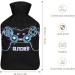 Game Glitch Hot Water Bottle with Plush Cover - Ideal Hand Warmer for Adults & Children (26.5x15.3cm) - International Shipping Available - Buy Online on GoSupps.com