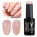 YOKE FELLOW Jelly Gel Nail Polish  Neutral Gel Nail Polish 10ml Nude Color Translucent Nail Soak Off UV Nail Lamp Needed Jelly Gel Polish Nail Art Gel