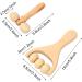 Premium Rapidbok Wooden Massage Roller Set - 2pcs Face & Body Roller for Muscle Relaxation & Gua Sha Massage - Buy Online on GoSupps.com