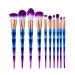10 Foundation Brushes Makeup Brushes Six Dazzling Beauty Tools Foundation Brushes Set Makeup Brushes One Size Purple