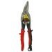 Stanley Aviation Snip - Left 2-14-562 Plain Red Left cut Single