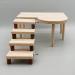 Wooden Hamster Toys Platform with Climbing Ladder - Small Animal Cage Accessories Set - Buy Online on GoSupps.com