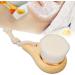Facial Brush Exfoliating Face Scrubbers with Wooden Handle Face Brush with Soft Fiber Bristles Manual Wooden Facial Brush for Makeup Skincare Removal - Buy Online on GoSupps.com